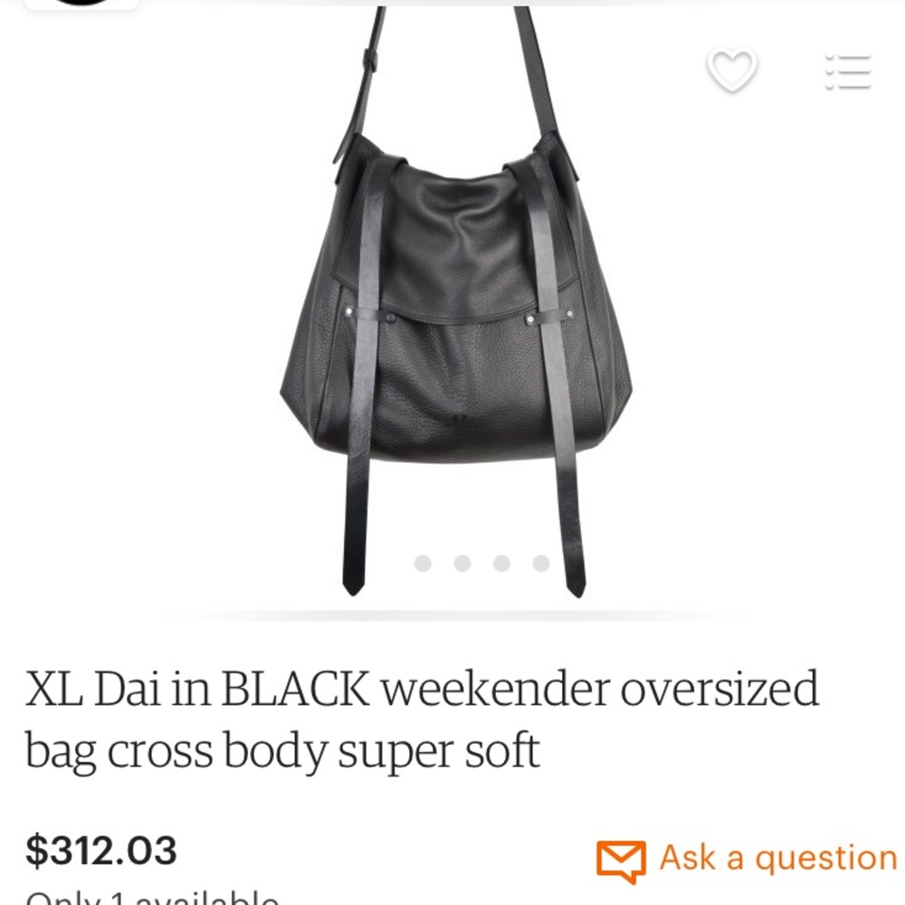 Stunning Leather Handmade Unisex Messenger Bag